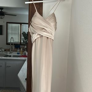 Satin full length dress size 2 from revelry